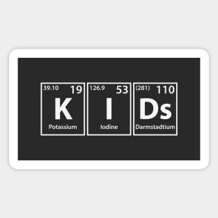 Kids (K-I-Ds) Periodic Elements Spelling Magnet